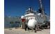 The MK75 gun on Coast Guard Cutter Thetis ready for stand-up by the ordnance team during the recent gun change out at the cutter’s homeport in Key West, Fla. U.S. Coast Guard photo by Lt. Cmdr. Shane Bridges.