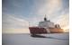 The U.S. Coast Guard Cutter Healy (WAGB-20) is in the ice Wednesday, Oct. 3, 2018, about 715 miles north of Barrow, Alaska, in the Arctic. The Healy is in the Arctic with a team of about 30 scientists and engineers aboard deploying sensors and autonomous submarines to study stratified ocean dynamics and how environmental factors affect the water below the ice surface for the Office of Naval Research. The Healy, which is homeported in Seattle, is one of two ice breakers in U.S. service and is th