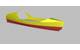 This image shows the 3D surface model of the hull that was created using the point cloud as a reference. Image: EBDG