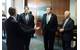 U.S. Treasury Secretary Jack Lew (L) and Senator Ben Cardin (R) take a tour of Ellicott's facilities in Baltimore (Photo courtesy of Ellicott Dredges)