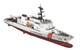 Winning Design: an early drawing of the USCG-select Vard 7 110 from Vard Marine and an updated version from the U.S. Coast Guard. (Image: Vard Holdings)