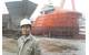 Xin Yue Feng Shipyard’s Chairman Luo Chaoneng with a pair of AHTs under construction.