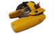 Yacht owners who have expressed interest in a submersible have been unable to integrate one aboard their vessel due to tender garage height and weight restrictions. The Triton 1000/3 LP has a modest height of 5.5 feet (1.7 meters) and a crane weight of 7,650 pounds (3475 kilograms) making it a viable option for most large yachts and a potential game changer in the industry. (Image: Triton Submarines)