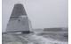 USS Zumwalt departs the Bath Iron Works shipyard for its second at-sea period to conduct builder's trials, during which many of the ship's key systems and technologies were demonstrated. (U.S. Navy photo)