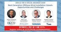 logo of Webinar: Next Generation Offshore Wind Installation Vessels – Opportunities and Challenges