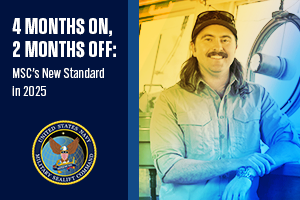 MSC Sets a New Standard for Time Off in 2025, Plus Earn a $38,340 Bonus as an Able Seaman!