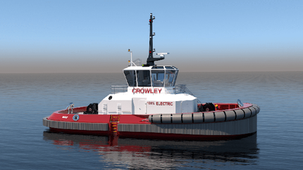 Crowley Will Build and Operate the First Fully Electric U.S. Tugboat