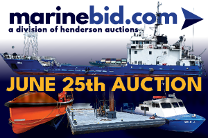 Bid on crew boats, barges, tugs, generators, outboards and marine assets.  